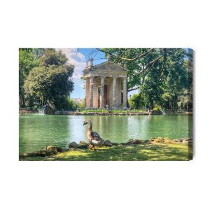 Peinture sur toile Temple D'esculape Sur L'île Du Tibre – Image 2