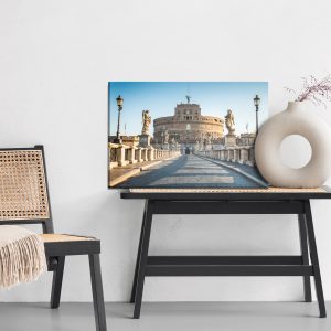 Peinture sur toile Vue 3D Du Château Saint-Ange À Rome – Image 6