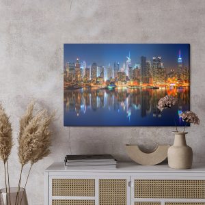 Peinture sur toile Manhattan La Nuit – Image 3