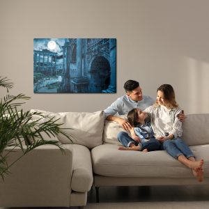 Peinture sur toile Forum Romain De Nuit – Image 7