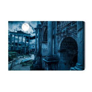 Peinture sur toile Forum Romain De Nuit – Image 2