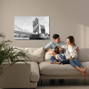 Peinture sur toile Pont De La Tour 3D – Image 7