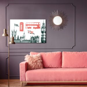 Peinture sur toile Attractions Touristiques À Londres – Image 4