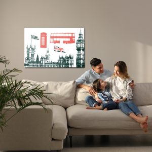 Peinture sur toile Attractions Touristiques À Londres – Image 7