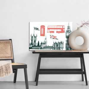 Peinture sur toile Attractions Touristiques À Londres – Image 6