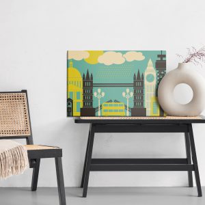 Peinture sur toile Symboles De Londres – Image 6