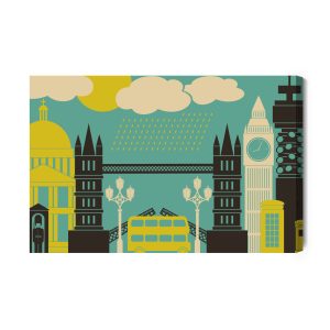 Peinture sur toile Symboles De Londres – Image 2