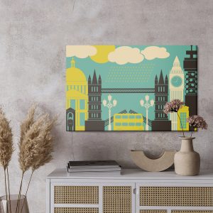 Peinture sur toile Symboles De Londres – Image 3