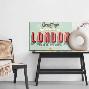 Peinture sur toile Salutations De Londres – Image 6