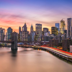 Peinture sur toile Panorama De La Ville De New York – Image 1