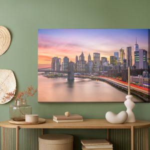 Peinture sur toile Panorama De La Ville De New York – Image 5