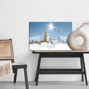 Peinture sur toile Londres Dans Les Nuages – Image 6