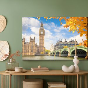 Peinture sur toile Vue De Big Ben À Londres – Image 5