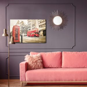 Peinture sur toile Rue De Londres Vintage – Image 4