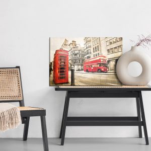 Peinture sur toile Rue De Londres Vintage – Image 6