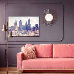 Peinture sur toile Vue D'un Quartier Moderne De Londres – Image 4