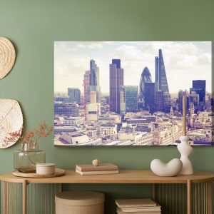 Peinture sur toile Vue D'un Quartier Moderne De Londres – Image 5