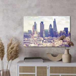 Peinture sur toile Vue D'un Quartier Moderne De Londres – Image 3
