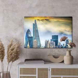 Peinture sur toile Gratte-Ciel De Londres 3D – Image 3