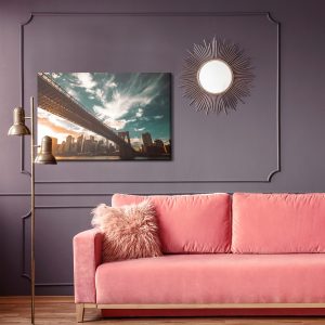 Peinture sur toile Coucher De Soleil À New York – Image 4