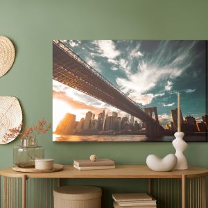 Peinture sur toile Coucher De Soleil À New York – Image 5