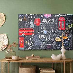 Peinture sur toile Symboles Populaires De Londres – Image 5