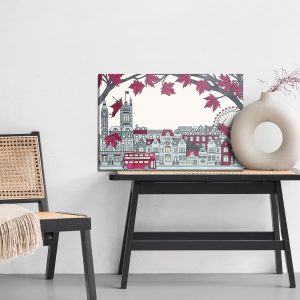 Peinture sur toile Bâtiments De Londres Dessinés – Image 6