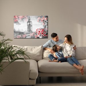 Peinture sur toile Vue Du Balcon Sur Big Ben – Image 7