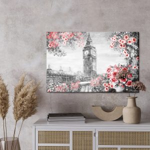 Peinture sur toile Vue Du Balcon Sur Big Ben – Image 3