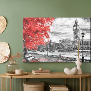 Peinture sur toile Vue Sur La Tamise Et Big Ben – Image 5