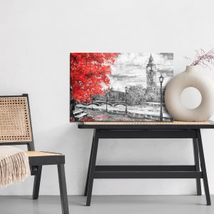 Peinture sur toile Vue Sur La Tamise Et Big Ben – Image 6