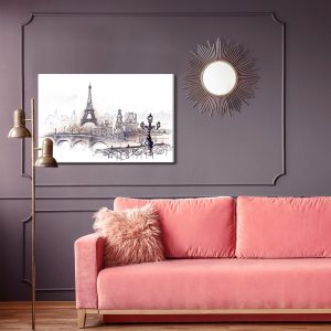 Peinture sur toile Belle Ville Paris – Image 4