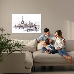 Peinture sur toile Belle Ville Paris – Image 7