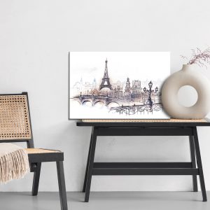 Peinture sur toile Belle Ville Paris – Image 6
