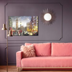 Peinture sur toile Un Jour Nuageux À Londres – Image 4