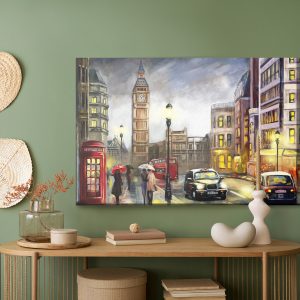 Peinture sur toile Un Jour Nuageux À Londres – Image 5