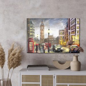 Peinture sur toile Un Jour Nuageux À Londres – Image 3