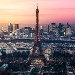 Peinture sur toile Panorama De Paris – Image 1