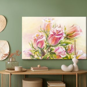 Peinture sur toile Fleurs Colorées Peintes – Image 5