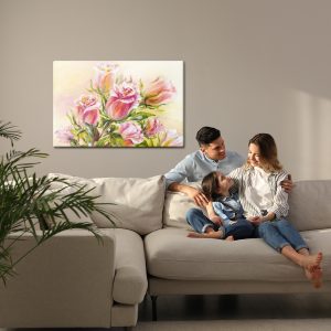 Peinture sur toile Fleurs Colorées Peintes – Image 7