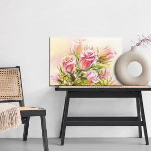 Peinture sur toile Fleurs Colorées Peintes – Image 6
