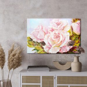 Peinture sur toile Roses Peintes – Image 3