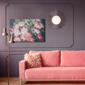 Peinture sur toile Bouquet De Roses Et D'hortensias – Image 4