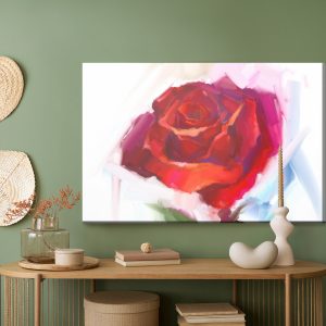 Peinture sur toile Rose Comme Peint – Image 5