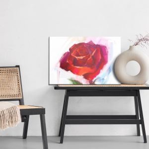 Peinture sur toile Rose Comme Peint – Image 6