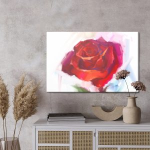 Peinture sur toile Rose Comme Peint – Image 3