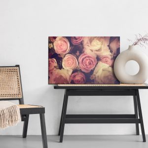 Peinture sur toile Roses Colorées Avec Un Effet 3D – Image 6