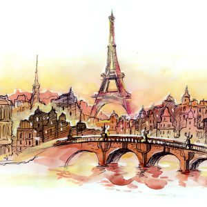 Peinture sur toile Paris Comme Peint – Image 1