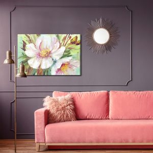 Peinture sur toile Pivoines Sauvages Peintes – Image 4