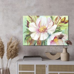 Peinture sur toile Pivoines Sauvages Peintes – Image 3